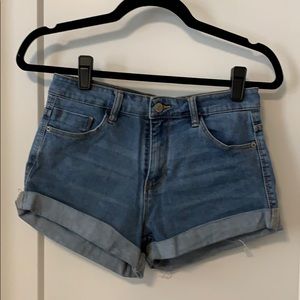 Medium blue Denim shorts